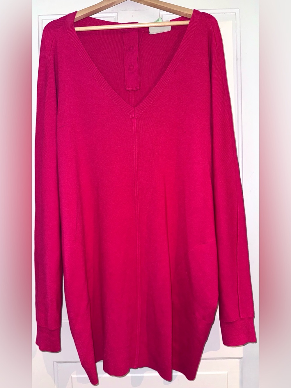 Anthropologie V-Neck Long Sleeve Sweater Dress - NWT